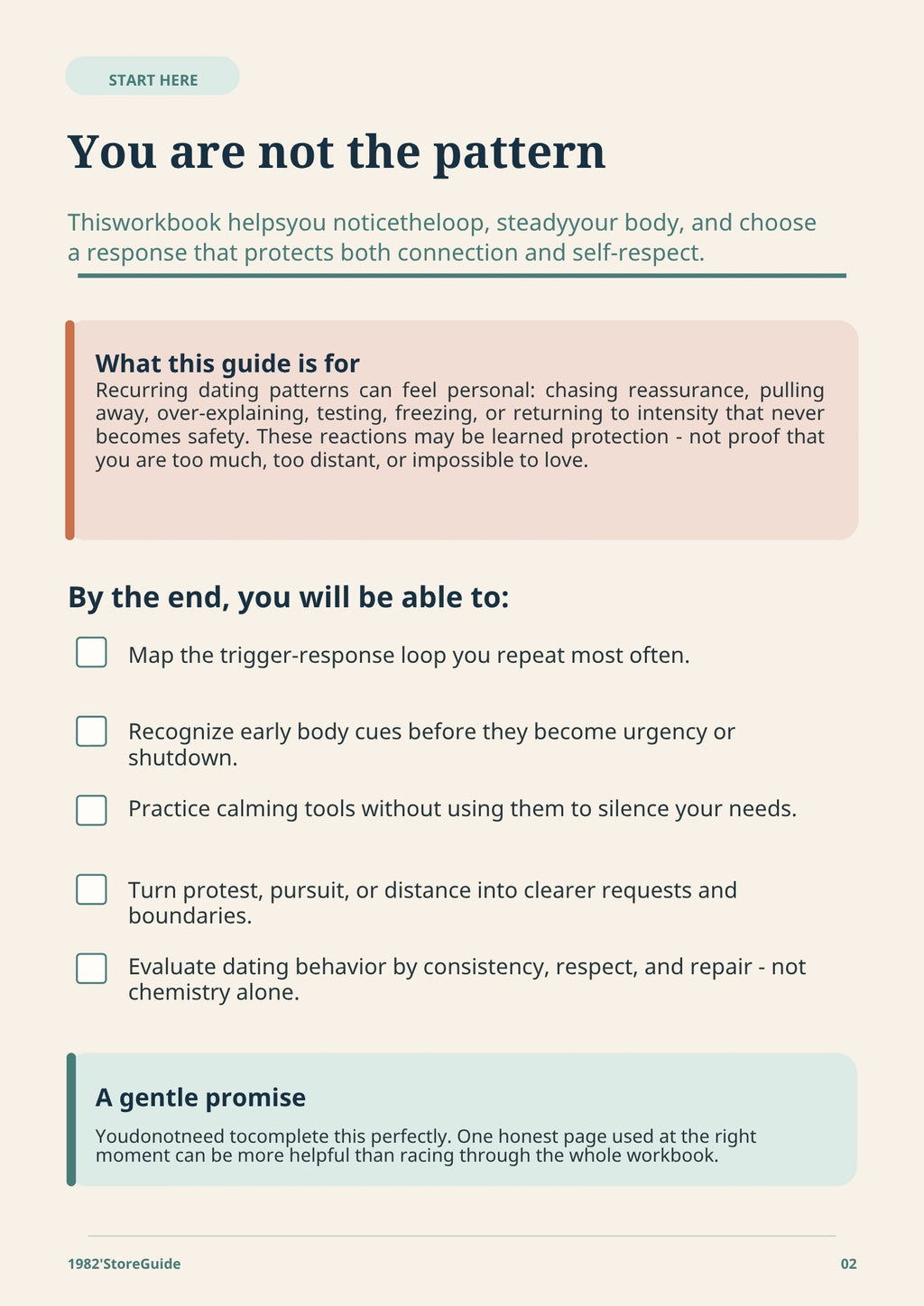 Secure Connection Workbook | Break Anxious-Avoidant Dating Loops