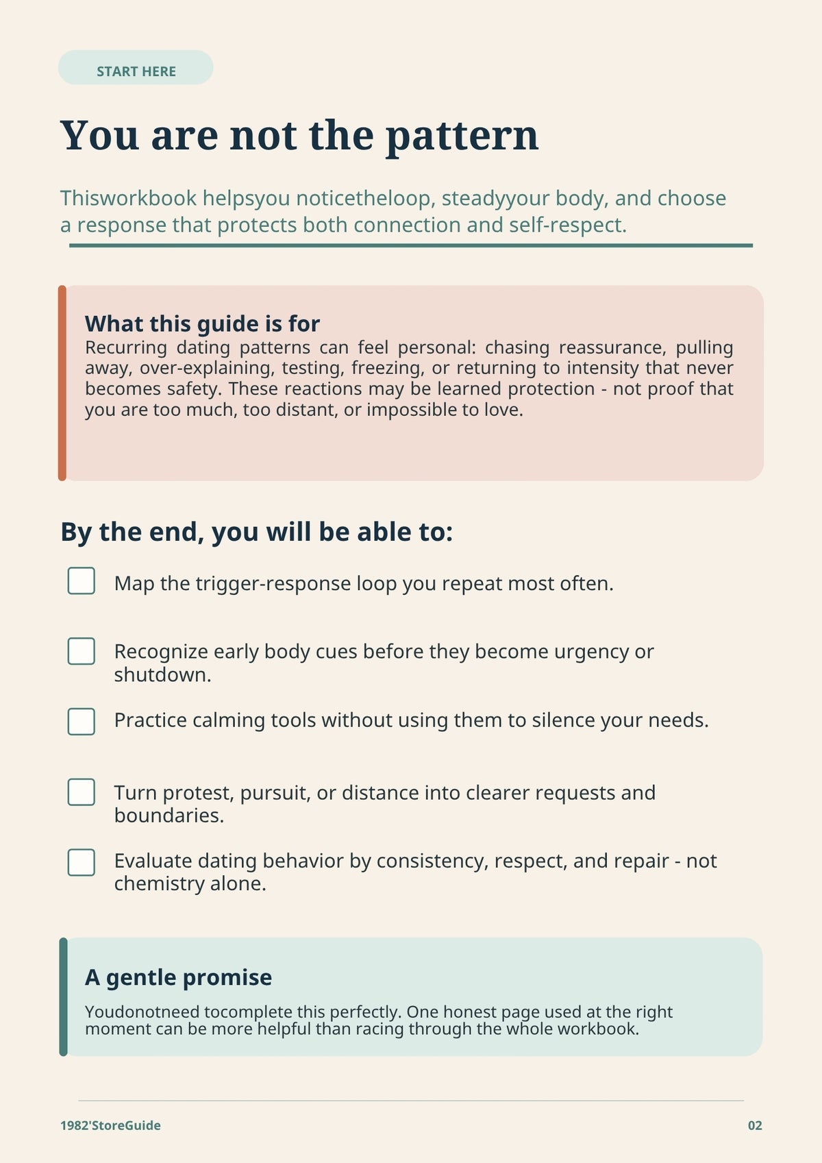 Secure Connection Workbook | Break Anxious-Avoidant Dating Loops