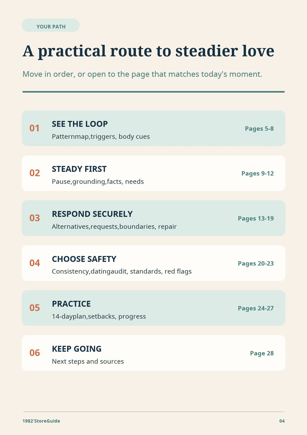 Secure Connection Workbook | Break Anxious-Avoidant Dating Loops