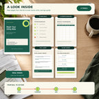 Slash Your Utility Bills guide preview showing the real cover and actual PDF pages for a 60-minute bill reset, 12-month baseline, provider call script, and 30-day savings sprint.