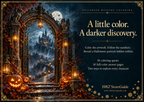 Halloween Color by Number Mystery Adventure | Printable Coloring Book