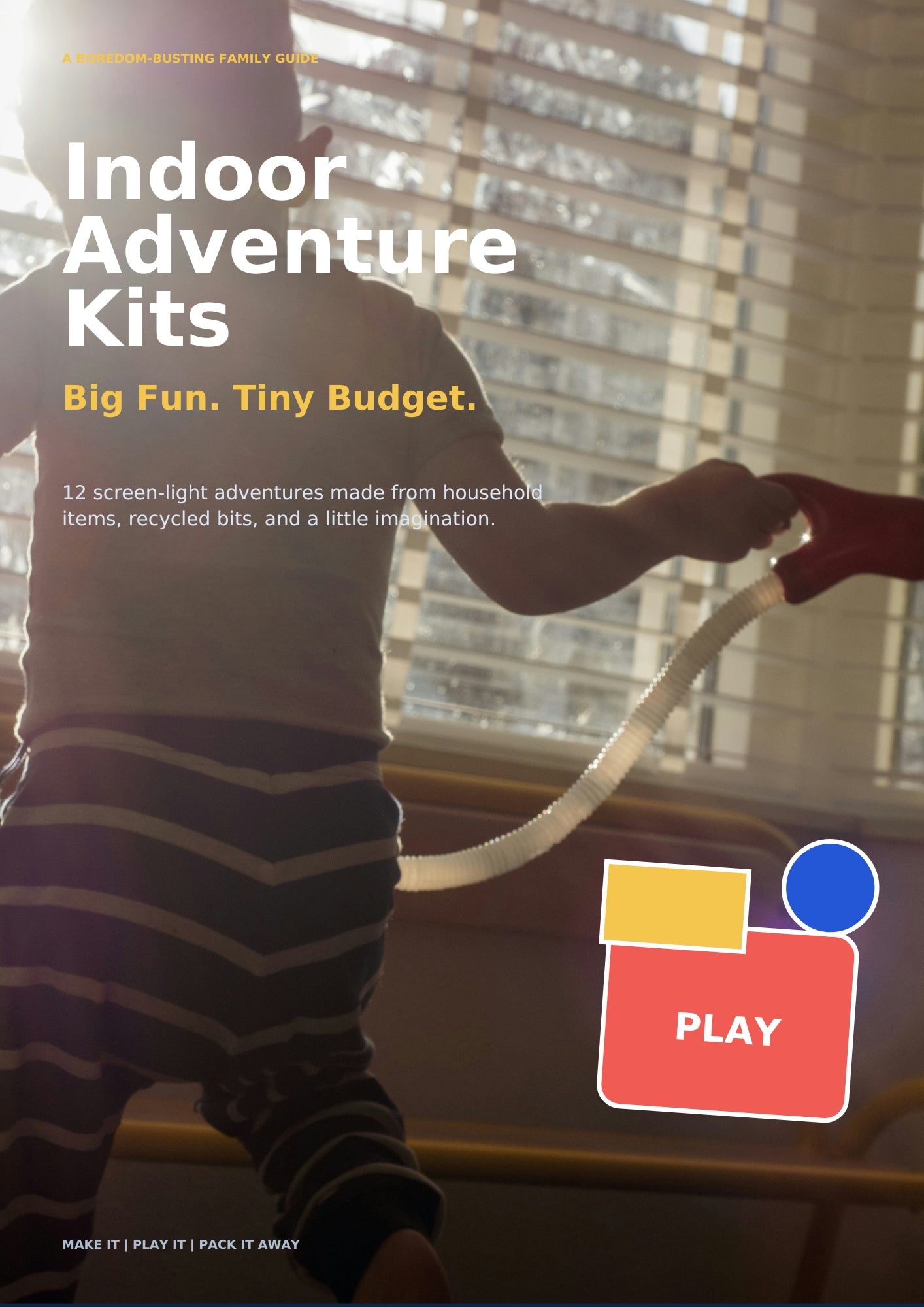 Indoor Adventure Kits for Kids | 12 Printable Boredom Busters