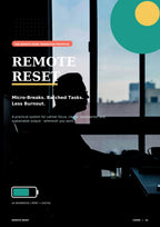 Remote Reset: Beat Burnout & Work Smarter from Home