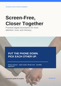 Screen-Free, Closer Together: A Digital Detox Couples Handbook