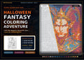 Halloween Fantasy Mystery Coloring Adventure | Printable Family Quest Book