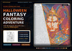 Halloween Fantasy Mystery Coloring Adventure | Printable Family Quest Book