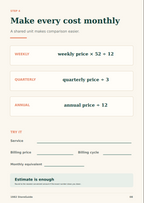 Free Subscription Reset Workbook