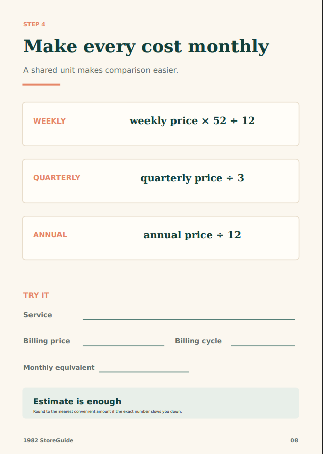 Free Subscription Reset Workbook