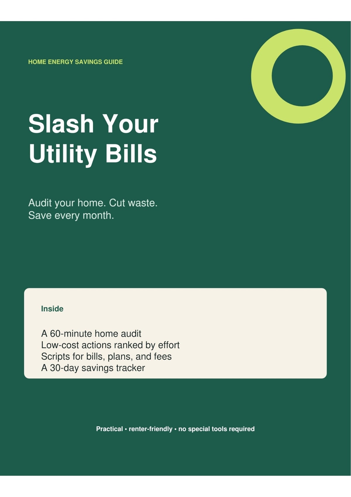 SLASH YOUR UTILITY BILLS