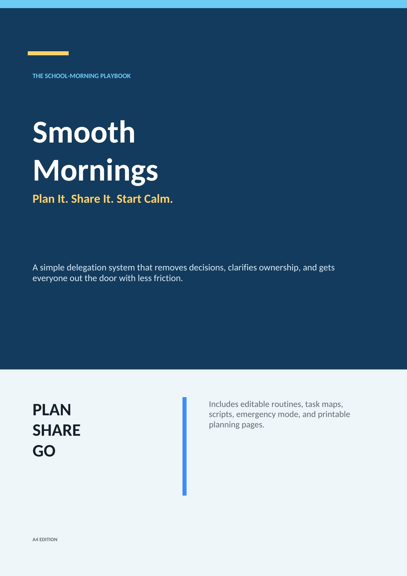 Smooth Mornings: The Zero-Stress School Routine Guide